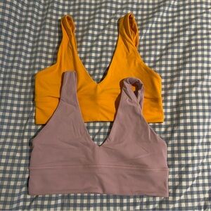 Lululemon align v cut sport bra (price include both)
